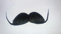 Black Handlebar Barber Schnappy English Gentleman Moustache Costume Accessory by HalloweenStore.com