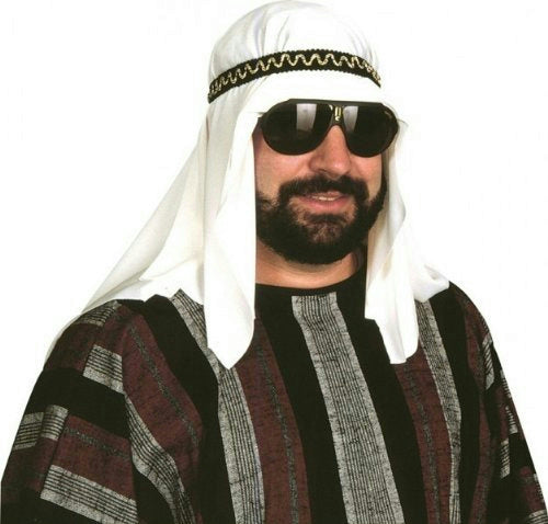 Adult Mens Sheik Rag Hat Headpiece Costume Accessory by HalloweenStore.com