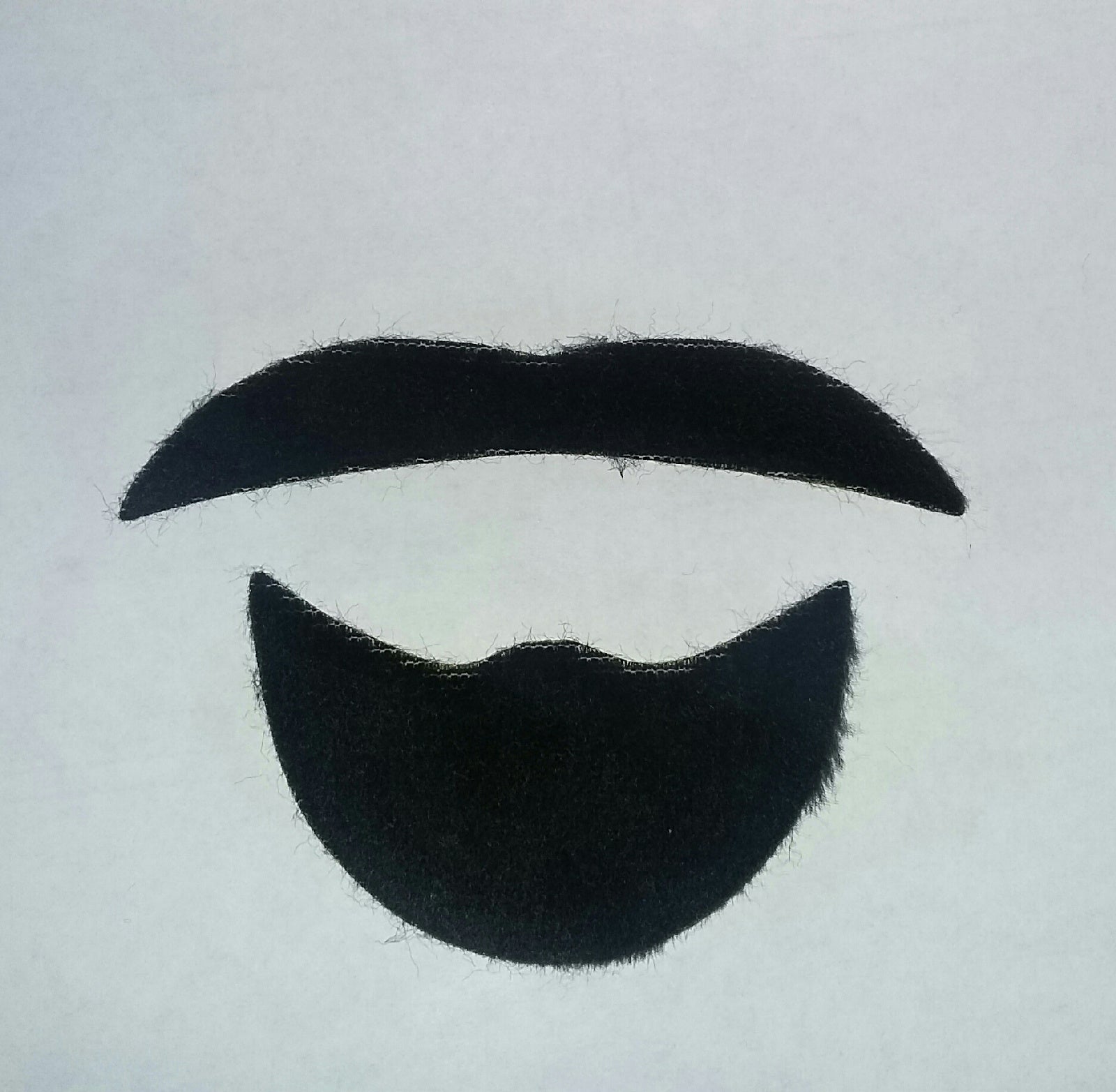 Black Sheik Mustache Facial Hair Disguise by HalloweenStore.com