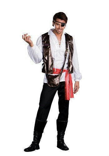 Dreamgirl Captain One-Eyed Willy Pirate Adult Mens Costume Size Large by HalloweenStore.com