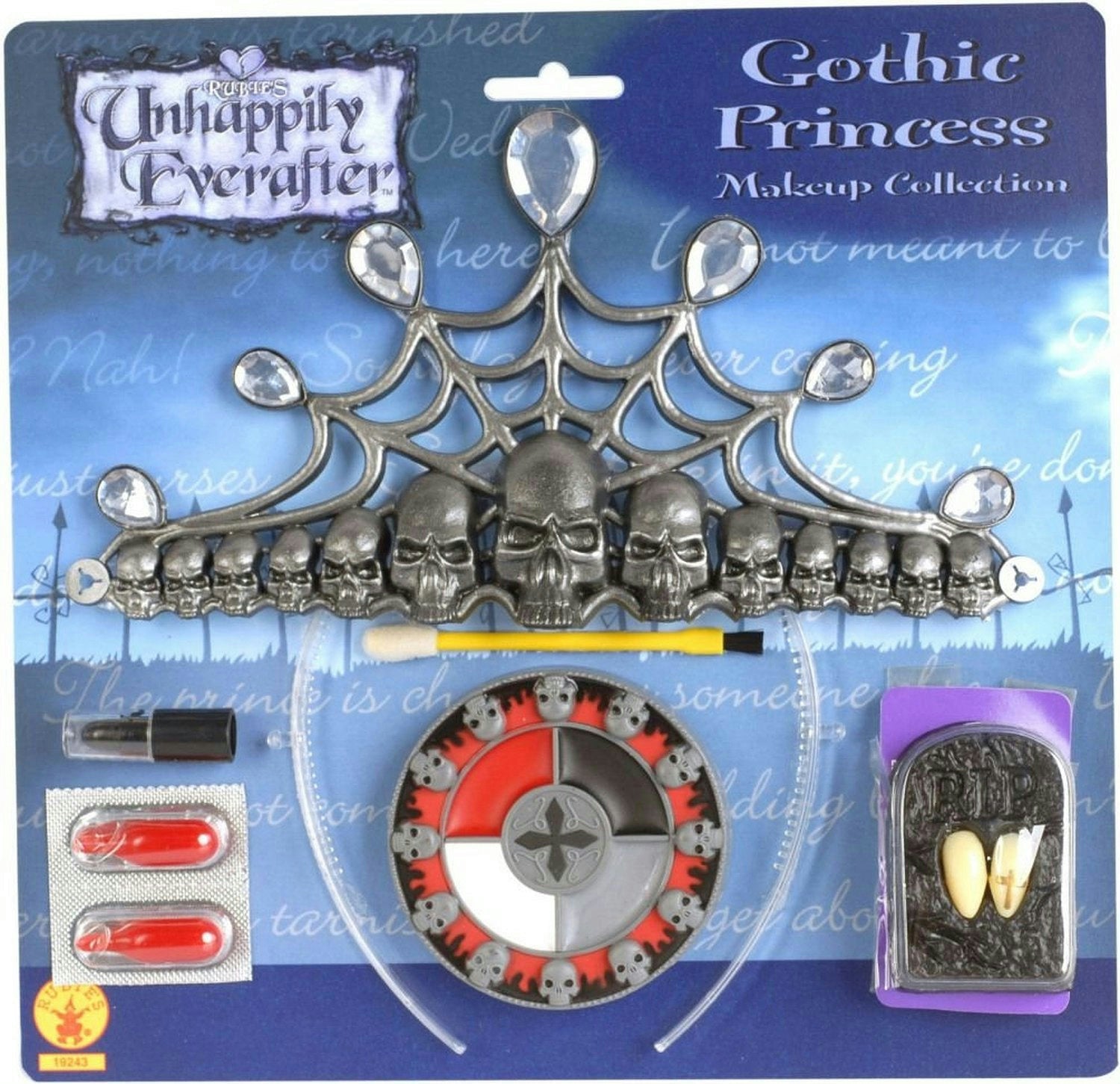 Unhappily Ever After Gothic Princess Tiara and Makeup Kit by HalloweenStore.com