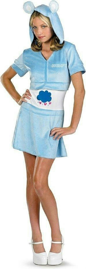 Disguise Tween Girls Care Bear Grumpy Bear Blue Hoodie Dress Size 14-16 by HalloweenStore.com