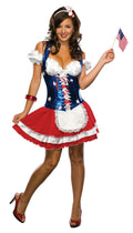 Sexy 4th of July Firecracker Adult Patriotic Women's Costume Size Small 2-6 by HalloweenStore.com
