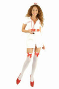 Charades Women's Double Zip Nurse Sexy Adult Costume Size Small 5-7 by HalloweenStore.com
