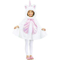 Fun World Girl's Pink and White Li'l Unicorn Cape Toddler Costume Fits up to 3T by HalloweenStore.com