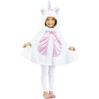Fun World Girl's Pink and White Li'l Unicorn Cape Toddler Costume Fits up to 3T by HalloweenStore.com