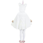 Fun World Girl's Pink and White Li'l Unicorn Cape Toddler Costume Fits up to 3T by HalloweenStore.com