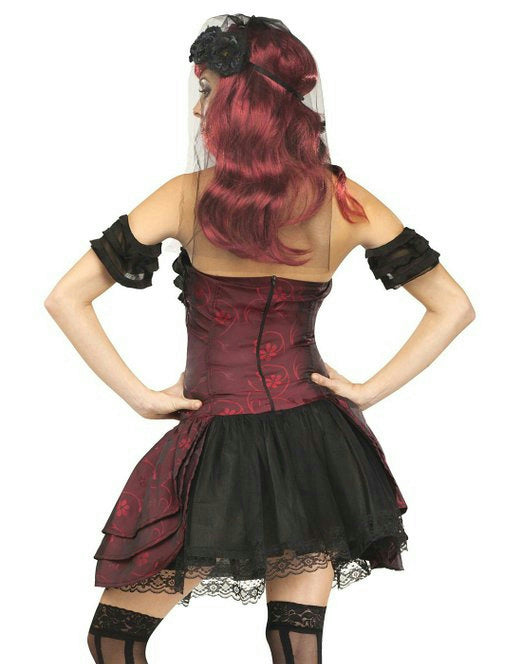 Fun World Women's Dracula Bride Vampire Queen Adult Costume Size M/L 10-14 by HalloweenStore.com
