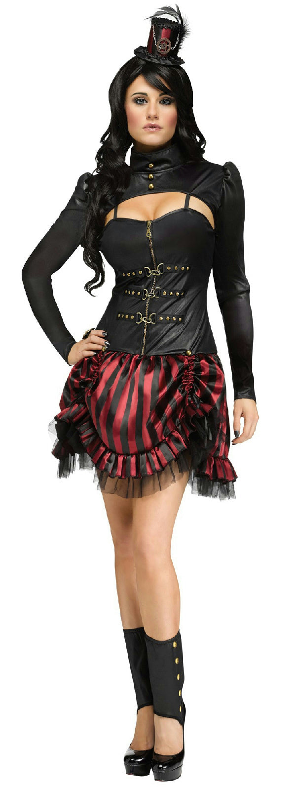 Fun World Women's Gothic Steampunk Sally Victorian Adult Costume Size S/M 2-8 by HalloweenStore.com