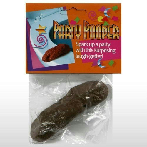 Fake Gross Brown Party Pooper Doggy Doo Poop Turds Crap Prank Gag by HalloweenStore.com