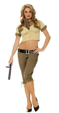 Elegant Moments Womens Highway Hottie Patrol Sexy Adult Ladies Costume Medium by HalloweenStore.com