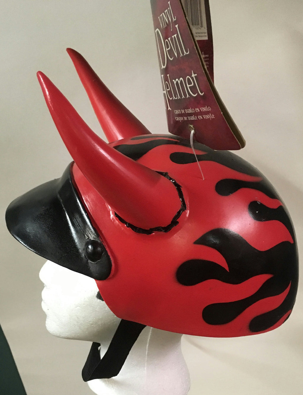 Disguise Hell Riders Vinyl Devil Helmet Costume Accessory Adult Size by HalloweenStore.com