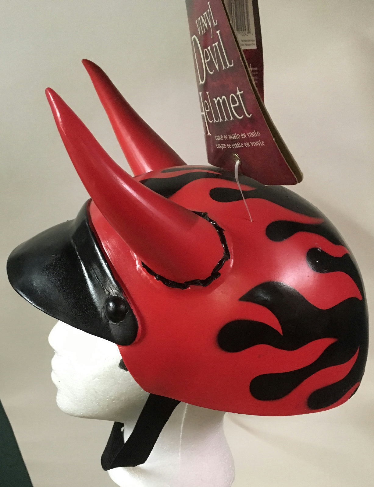 Disguise Hell Riders Vinyl Devil Helmet Costume Accessory Adult Size by HalloweenStore.com