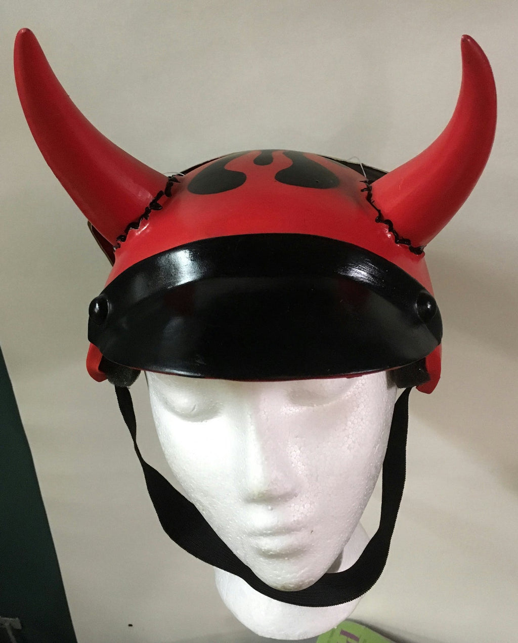 Disguise Hell Riders Vinyl Devil Helmet Costume Accessory Adult Size by HalloweenStore.com