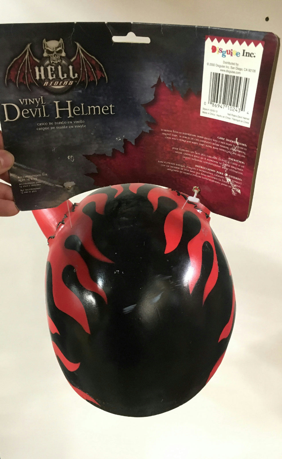 Disguise Hell Riders Vinyl Devil Helmet Costume Accessory Adult Size by HalloweenStore.com