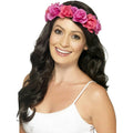 Carole Baskin Women's Pink Flowers Floral Halo Headband by HalloweenStore.com