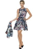 Smiffy's Zombie Print Women's Suit Dress and Jacket Adult Costume Medium 10-12 by HalloweenStore.com