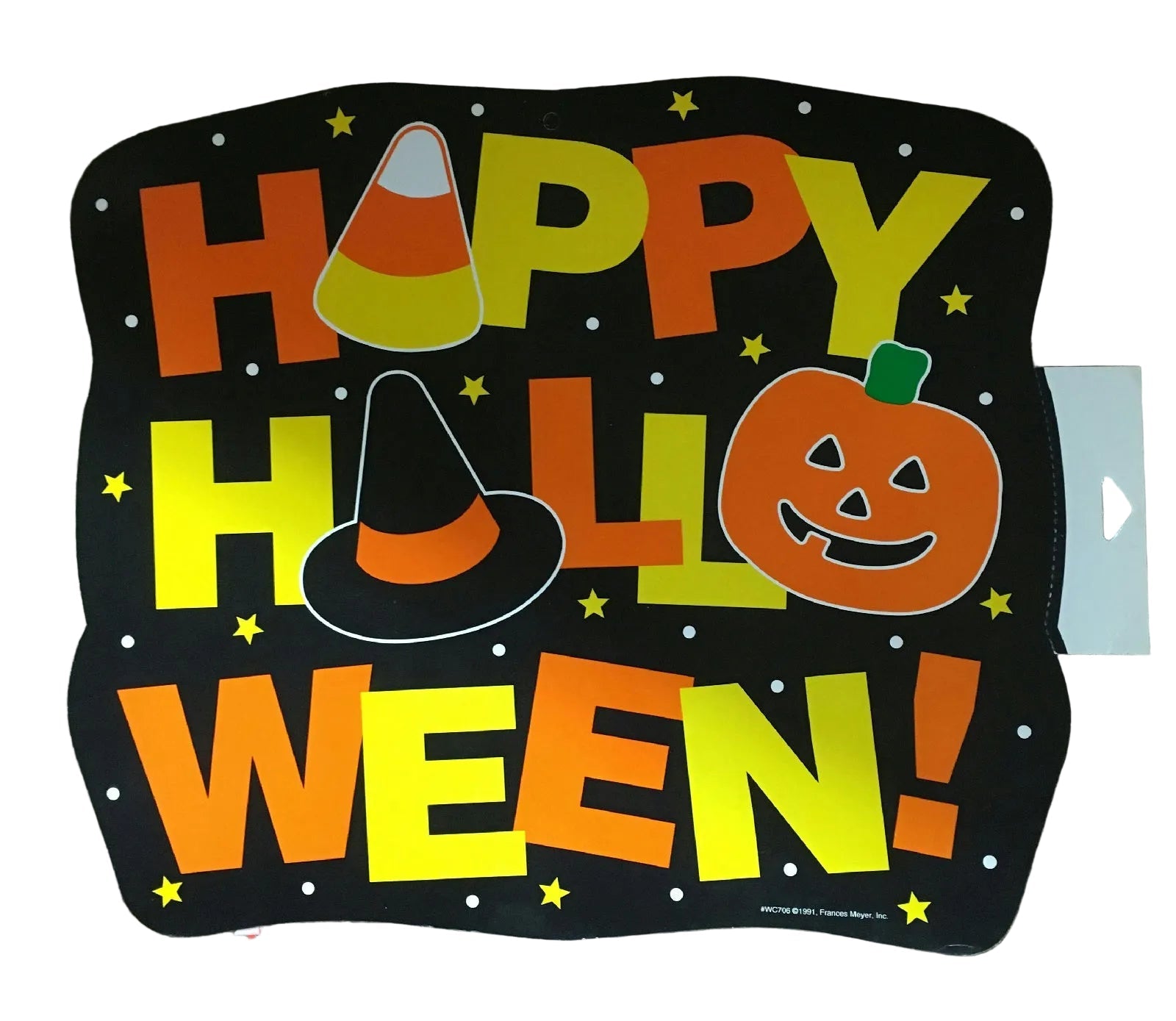 14x12" Happy Halloween Cardstock Party Paper Wall Window Decoration Decor by HalloweenStore.com