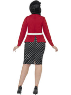 Smiffy's Women's Curves 50's PIn Up Polka Dot Adult Retro Plus Size Costume 1X by HalloweenStore.com