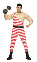 Fun World Carny Muscle Strong Man Adult Men's Costume by HalloweenStore.com