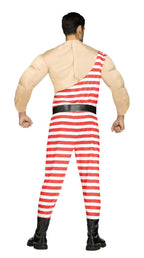 Fun World Carny Muscle Strong Man Adult Men's Costume by HalloweenStore.com