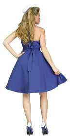 Fun World Women's Sweet Sailin' Sexy Retro Sailor Girl Adult Costume M/L 10-14 by HalloweenStore.com