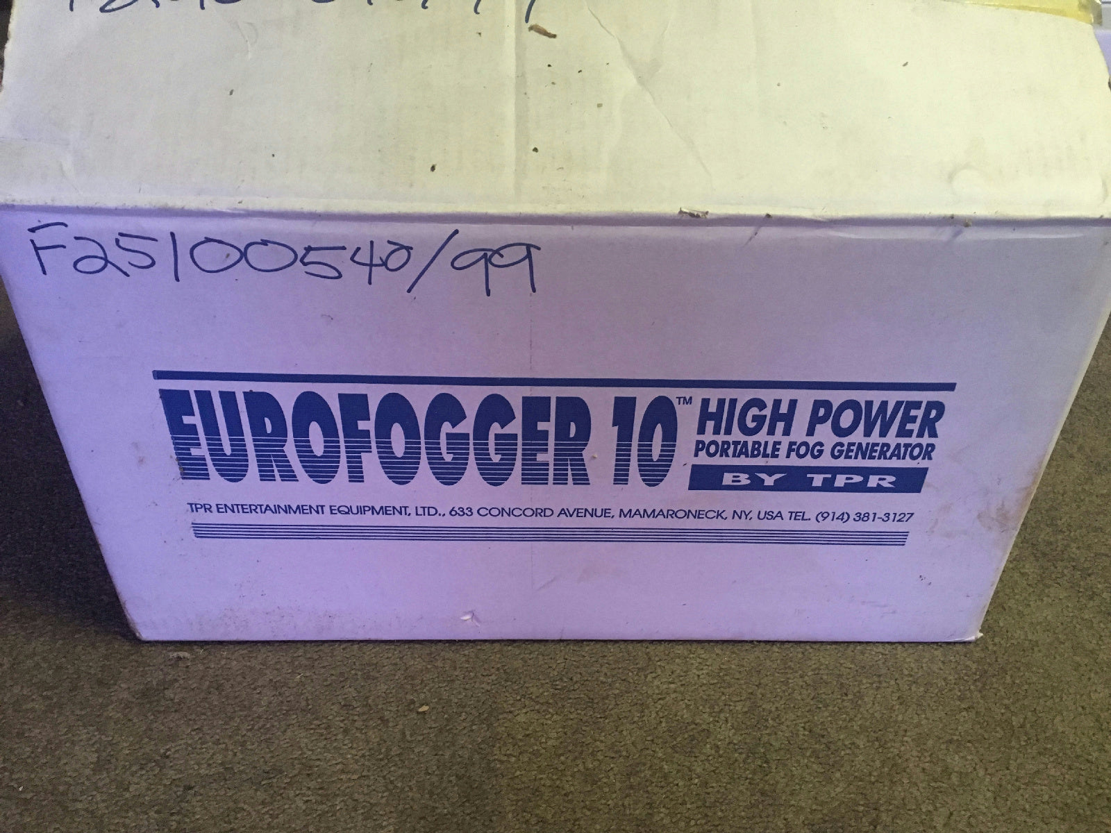 Eurofogger 10 High Power Portable Fog Generator Machine by TPR 110V by HalloweenStore.com