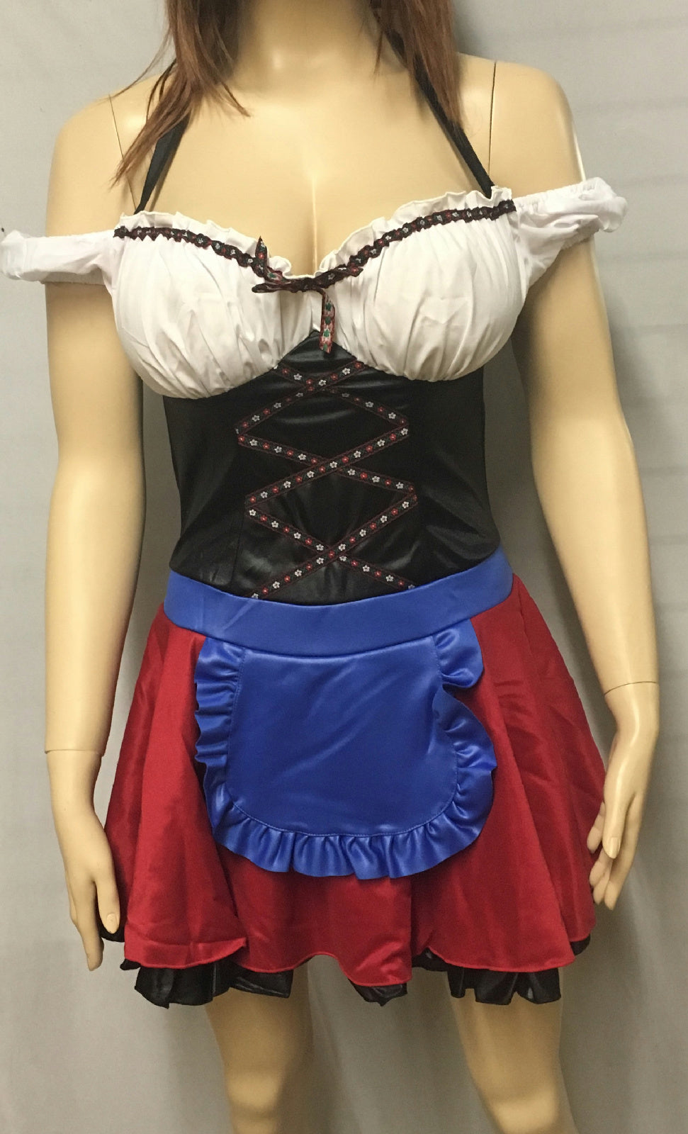 Sexy Alpenhof German Beer Maiden Fraulein Girl Women's Adult Costume Size S/M by HalloweenStore.com