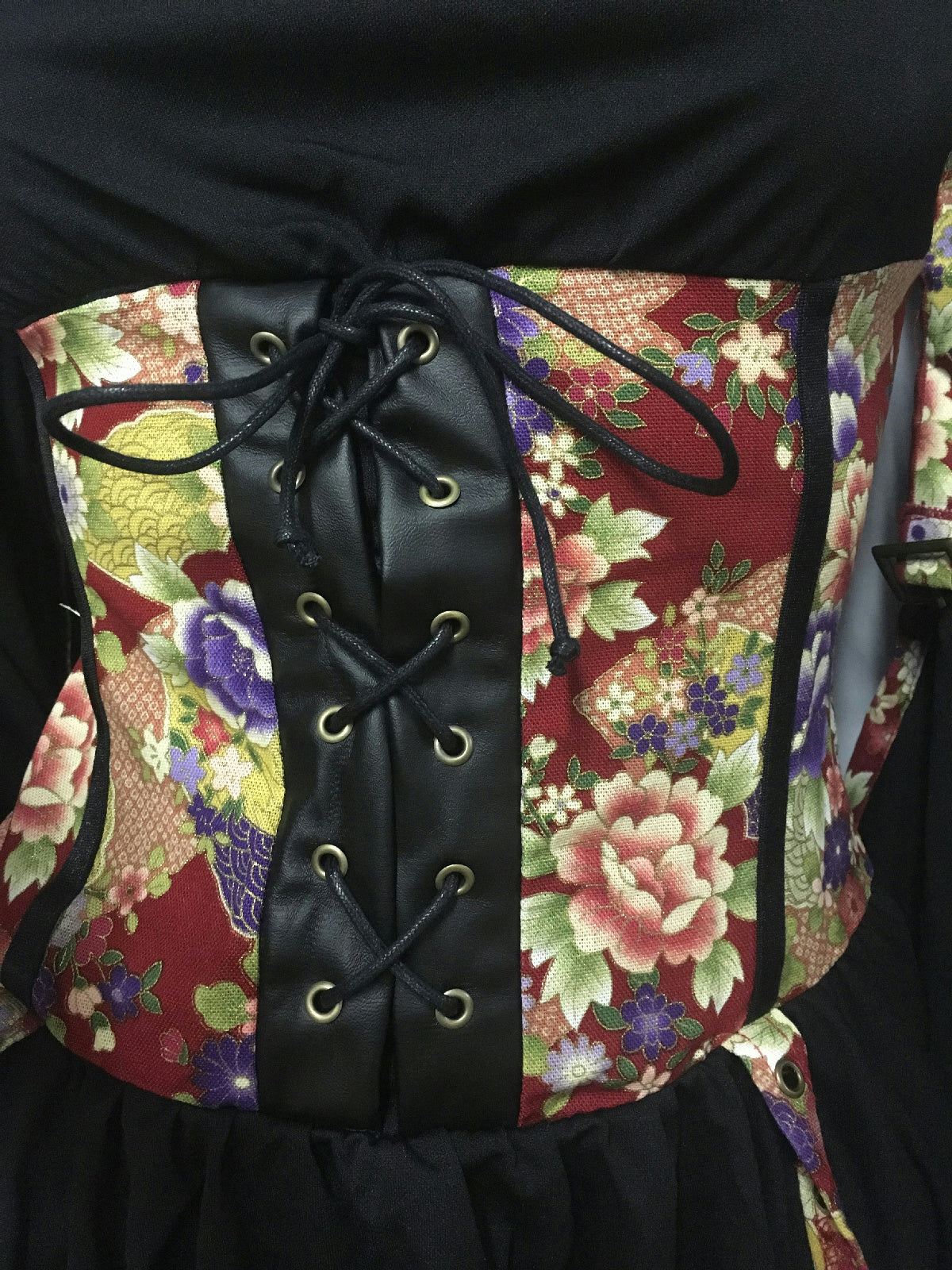 Women's Sexy 2 Piece Plum Blossom Geisha Oriental Costume Adult Costume XS 0-2 by HalloweenStore.com