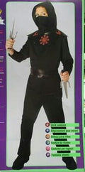 Rubie's Boy's 39104 Black Ninja Child Costume Size Medium 8-10 by HalloweenStore.com