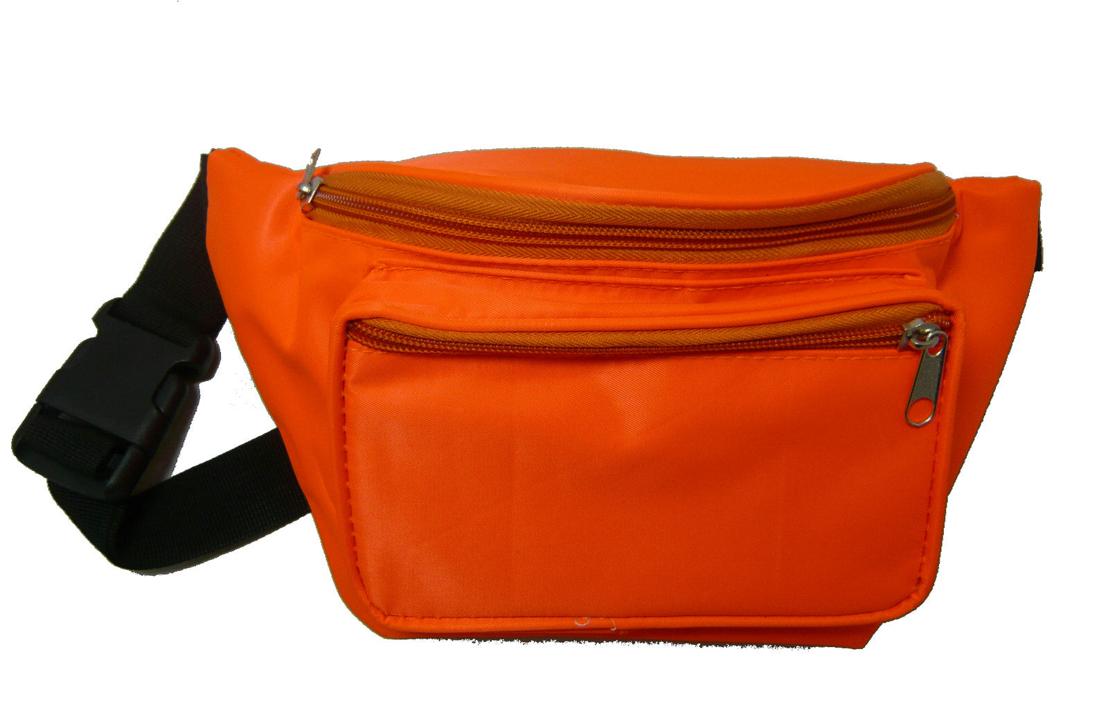 Neon Orange 80's Fanny Pack Waist Carrier Costume Accessory by HalloweenStore.com