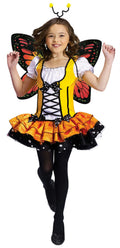 Fun World Girls' Monarch Butterfly Princess Child Costume Large 12-14 by HalloweenStore.com