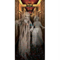 Ghostly Spirits in Hallway Wall Poster Haunted House Halloween Ghost Decor by HalloweenStore.com
