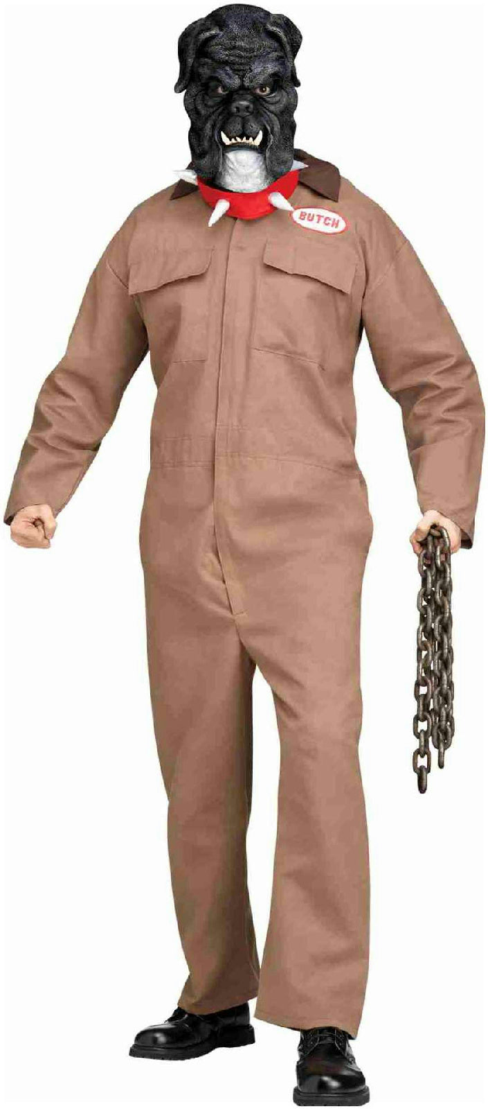 Fun World Men's Junk Yard Guard Dog Butch Standard Adult Costume & Mask by HalloweenStore.com