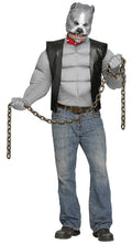 Fun World Men's Pit Bull Biker Dog Standard Size Costume & Mask by HalloweenStore.com