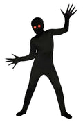 Fade Eye Shadow Demon Black Skin Suit Child Costume Large 12-14 by HalloweenStore.com