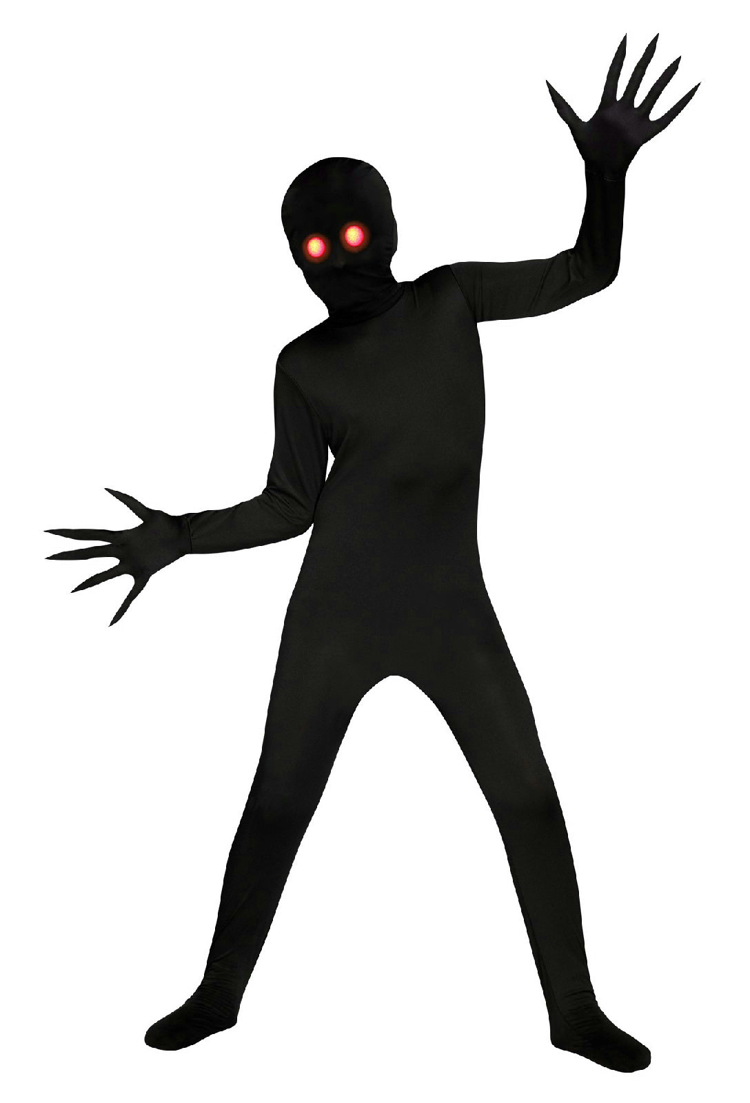 Fade Eye Shadow Demon Black Skin Suit Child Costume Large 12-14 by HalloweenStore.com