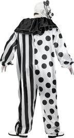 Black and White Killer Clown Adult Costume by HalloweenStore.com