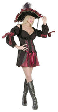Fun World Women's Playful Stitch Pirate Sexy Adult Costume S/M 2-8 by HalloweenStore.com