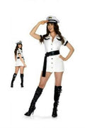 Be Wicked All Aboard Pilot Captain Sexy Plus Size Adult Costume Dress Hat XXL by HalloweenStore.com