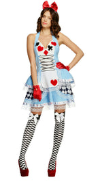 Fever Miss Wonderland Sexy Alice Adult Costume Size Medium by HalloweenStore.com