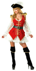 Incharacter Women's Sexy Deluxe Pirate Treasure Adult Costume Medium 6-10 by HalloweenStore.com