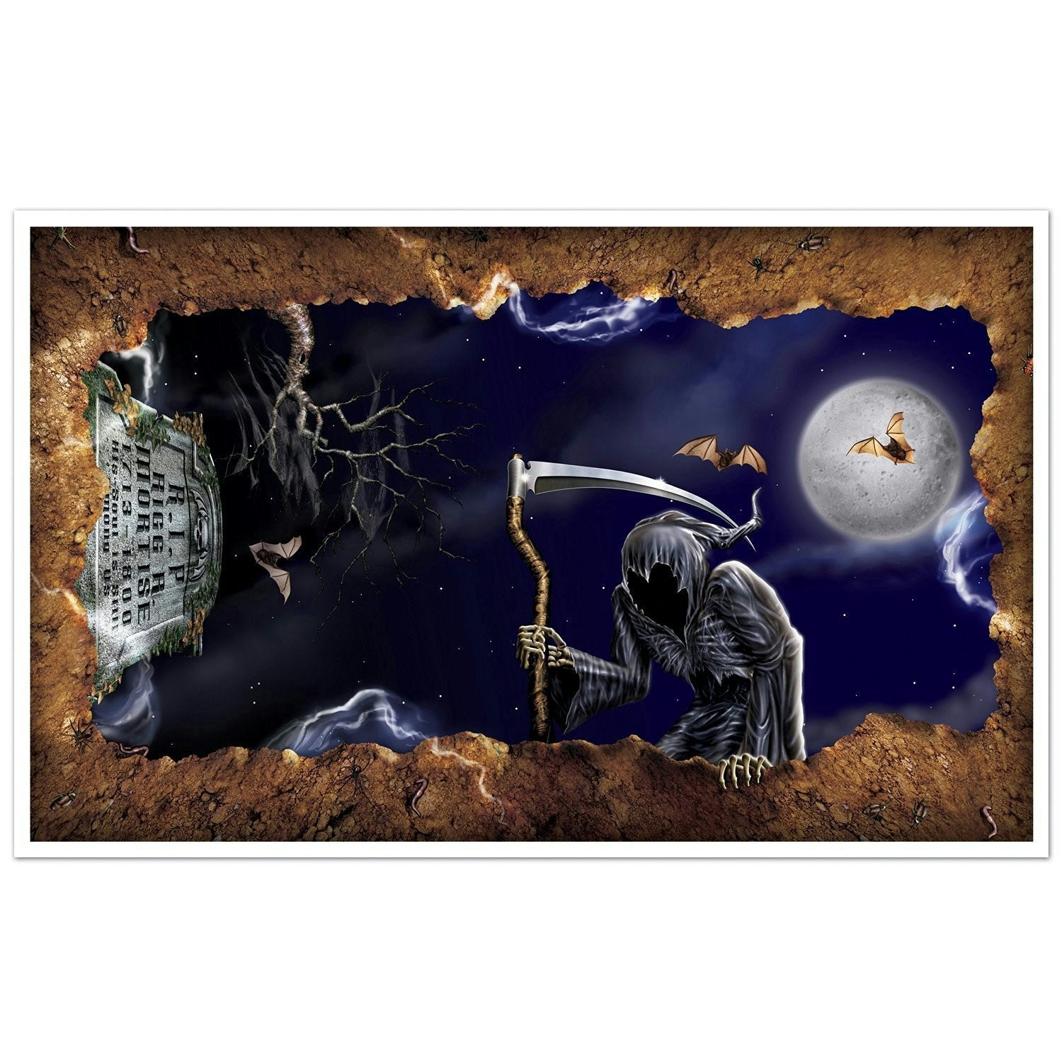 Open Grave Insta-View Halloween Decoration by HalloweenStore.com