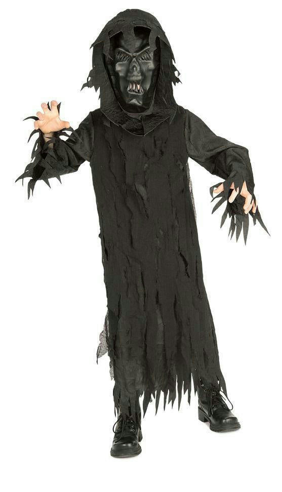 Rubie's Boy's Skeleton Lord Black Hooded Robe and Mask Child Costume Small 4-6 by HalloweenStore.com