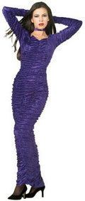 Purple Gothic Coffin Queen Dress and Choker Size Teen Young Adult Small 2-6 by HalloweenStore.com