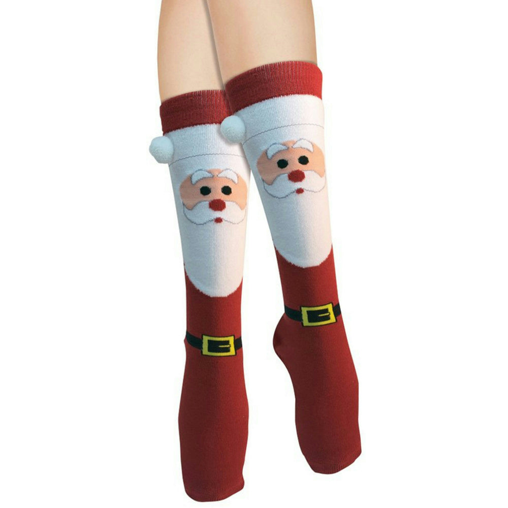 Forum Novelties Adult Santa Claus Christmas Fun Holiday Socks by HalloweenStore.com