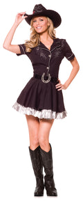 Sexy Rhinestone Cowgirl Adult Costume by HalloweenStore.com
