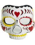 Plastic Female Day of the Dead Face Mask by HalloweenStore.com