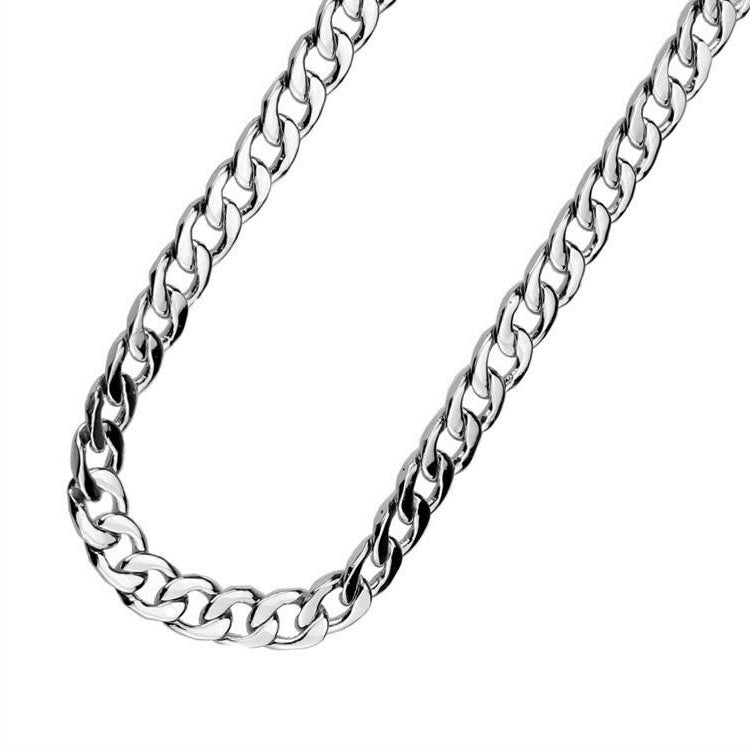 36" Plastic Silver Links Pimp Chain Necklace Gangster Hip Hop Costume Jewelry by HalloweenStore.com