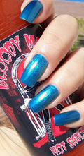 Bloody Mary's Midnight Melancholy Frosty Blue Professional Hollywood Nail Polish by HalloweenStore.com